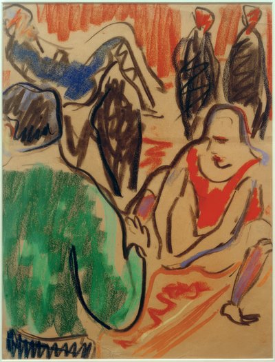 Artistas (grupo de personas) de Ernst Ludwig Kirchner
