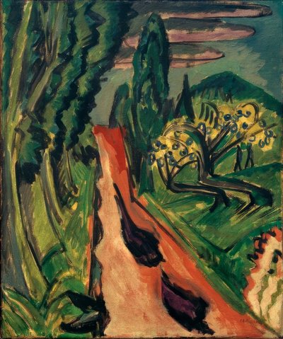 Autopista en el Taunus de Ernst Ludwig Kirchner