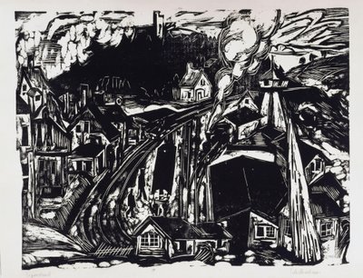 Estación de Königstein im Taunus de Ernst Ludwig Kirchner