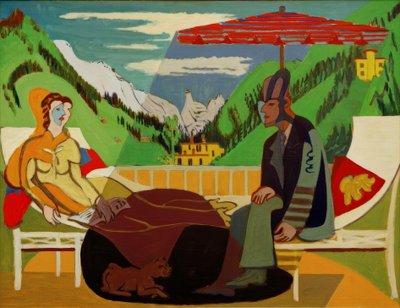 Escena en el balcón de Ernst Ludwig Kirchner