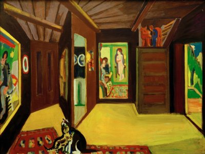 Estudio en la montaña de Ernst Ludwig Kirchner