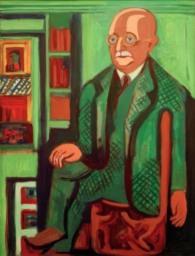 Retrato del Dr. Hagemann de Ernst Ludwig Kirchner