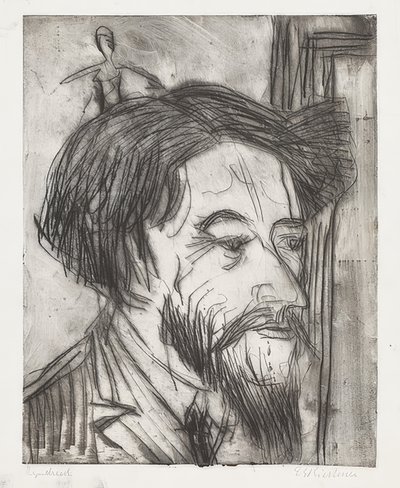 Retrato del Profesor Enrico Padua de Ernst Ludwig Kirchner