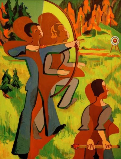 Arqueros de Ernst Ludwig Kirchner
