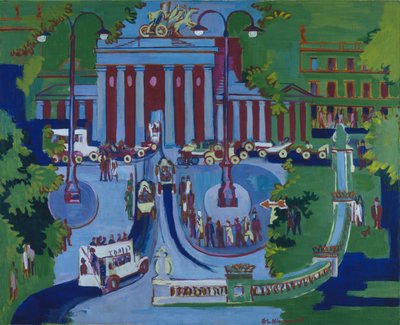 Puerta de Brandemburgo de Ernst Ludwig Kirchner
