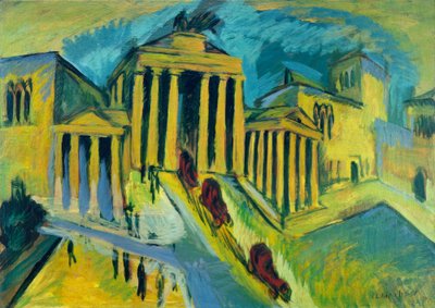 Puerta de Brandeburgo, Berlín de Ernst Ludwig Kirchner