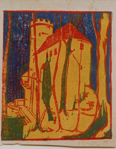 Castillo de Rabenstein de Ernst Ludwig Kirchner
