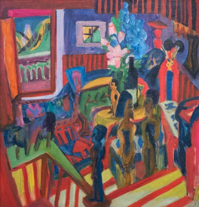 Rincón del estudio, 1920 de Ernst Ludwig Kirchner