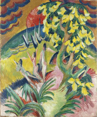 Bahía curva, c. 1914 de Ernst Ludwig Kirchner
