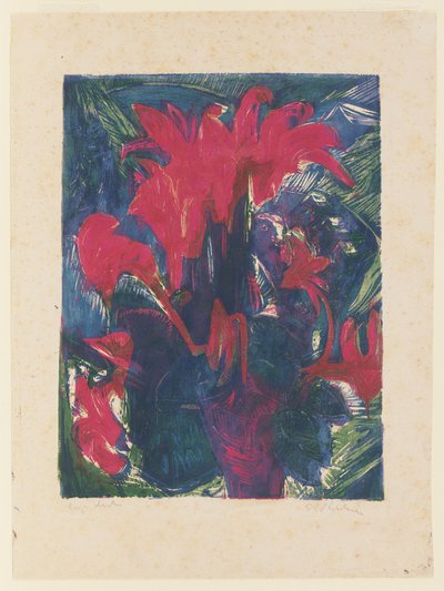 Cyclamen de Ernst Ludwig Kirchner