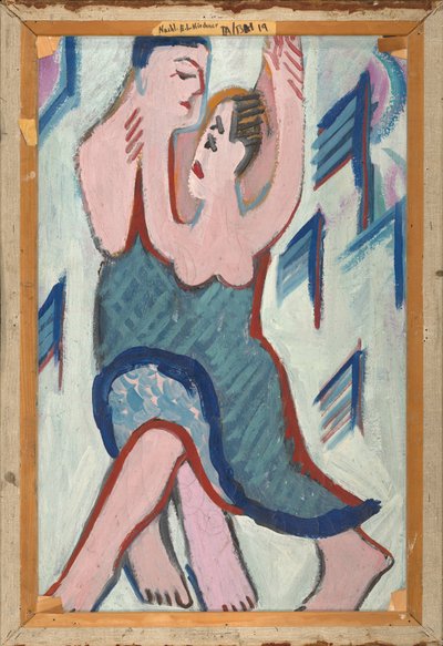 Pareja Bailando en la Nieve de Ernst Ludwig Kirchner