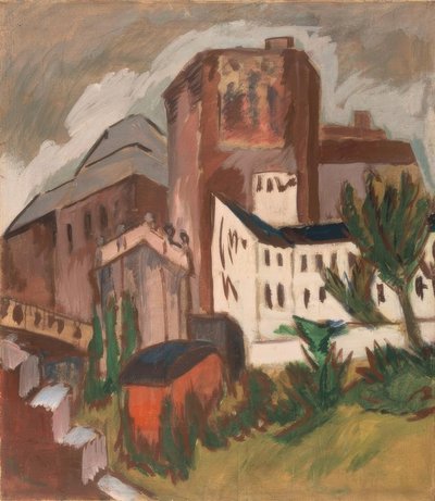 La torre de la ciudad de Ernst Ludwig Kirchner
