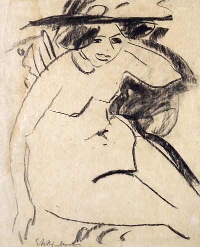 Dido con sombrero de Ernst Ludwig Kirchner
