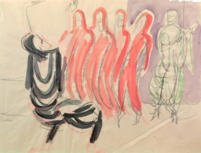 La escuela de danza de Mary Wigman de Ernst Ludwig Kirchner