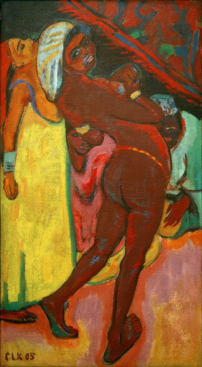 La bailarina negra de Ernst Ludwig Kirchner
