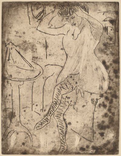 Dodo arreglándose el cabello de Ernst Ludwig Kirchner