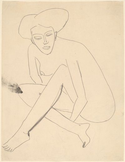 Dodo Sentado de Ernst Ludwig Kirchner
