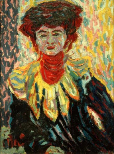 Doris con collar de Ernst Ludwig Kirchner