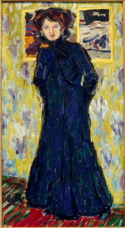 Doris, de pie de Ernst Ludwig Kirchner