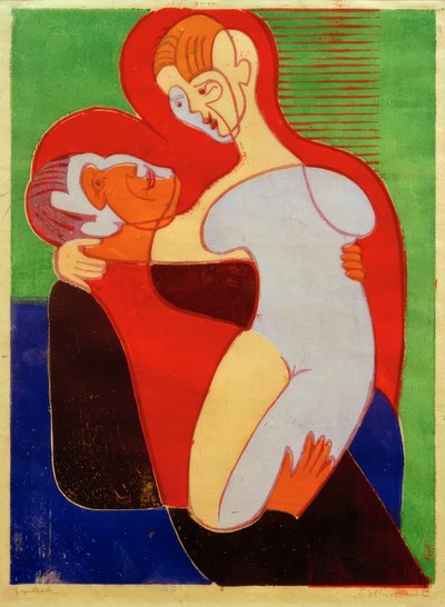 Pareja de amantes (Die Hembusse) de Ernst Ludwig Kirchner