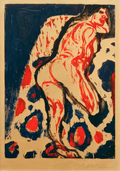 Desnudo reclinado de Ernst Ludwig Kirchner