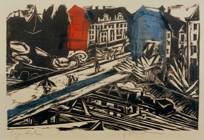 Puente de transferencia del tren de Wannsee de Ernst Ludwig Kirchner