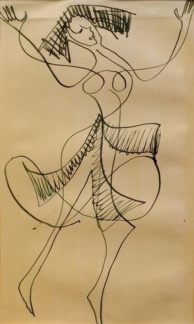 Bailarina extática de Ernst Ludwig Kirchner