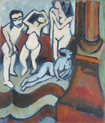 Cuatro esculturas de madera de Ernst Ludwig Kirchner