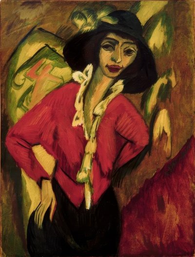Cabeza de mujer, Gerda de Ernst Ludwig Kirchner