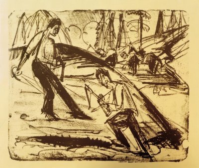 Trabajo de primavera de Ernst Ludwig Kirchner