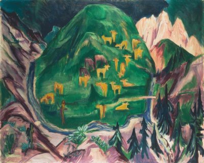 Pasto para ganado de Ernst Ludwig Kirchner
