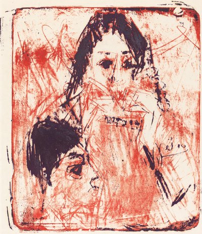 Tocador de Armónica de Ernst Ludwig Kirchner