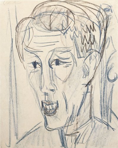Cabeza de Bauknecht de Ernst Ludwig Kirchner