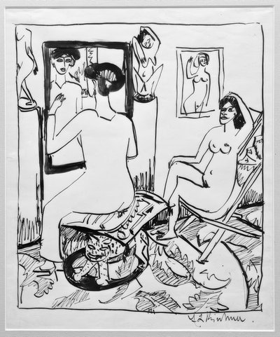 Interior II de Ernst Ludwig Kirchner
