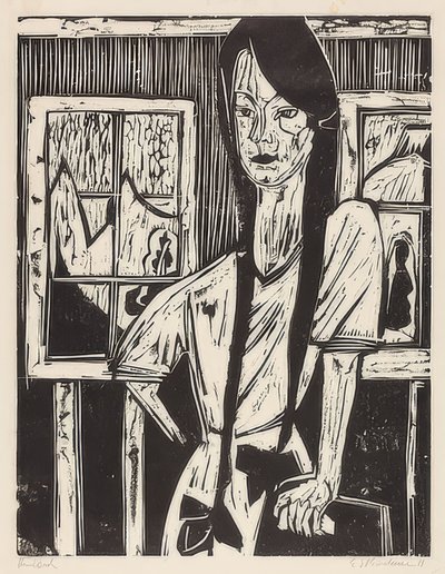 Niña joven de Ernst Ludwig Kirchner