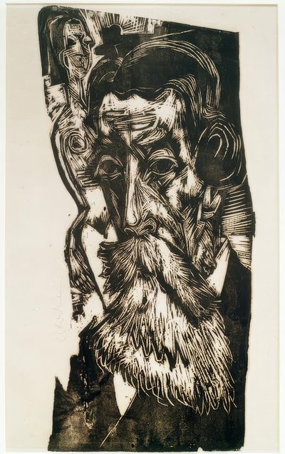 Cabeza de Ludwig Schames de Ernst Ludwig Kirchner