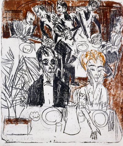 Mesa puesta de Ernst Ludwig Kirchner