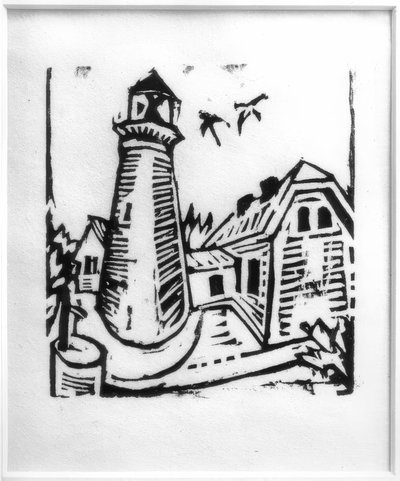 Faro en Fehmarn de Ernst Ludwig Kirchner