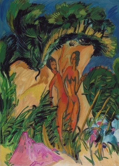 Niña en Fehmarn. 1913 de Ernst Ludwig Kirchner