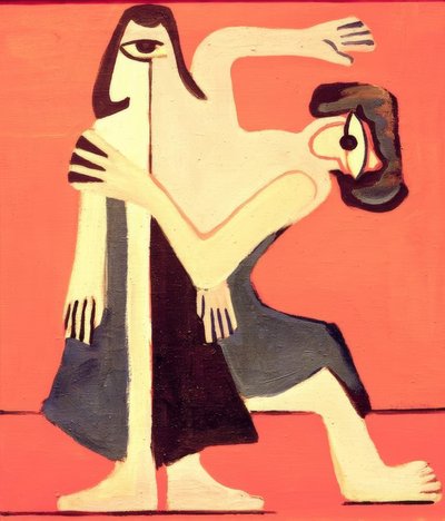 Baile de máscaras de Ernst Ludwig Kirchner