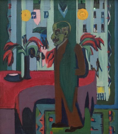 Max Liebermann en su estudio, 1926-1928 de Ernst Ludwig Kirchner