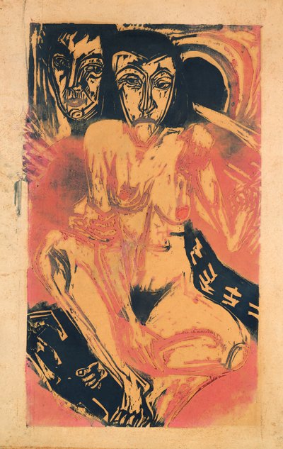 Chica melancólica de Ernst Ludwig Kirchner