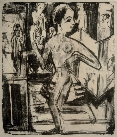 Bailarina Desnuda de Ernst Ludwig Kirchner