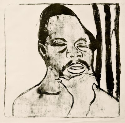 Cabeza de negro de Ernst Ludwig Kirchner