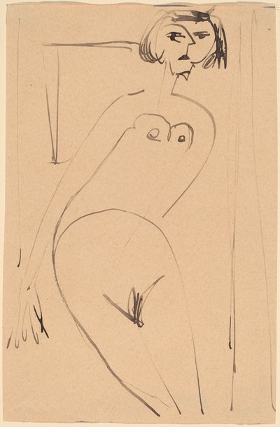 Desnudo de Ernst Ludwig Kirchner