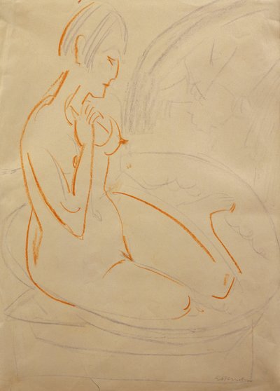 Desnudo de Ernst Ludwig Kirchner