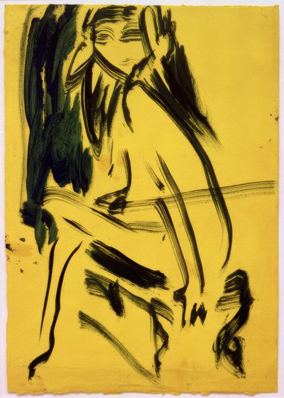 Sin título (Niña sentada) de Ernst Ludwig Kirchner