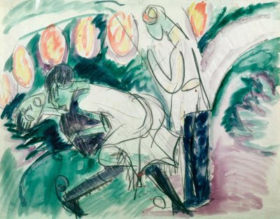 Pantomima III de Ernst Ludwig Kirchner