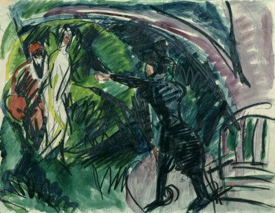 Pantomima Reimann I de Ernst Ludwig Kirchner