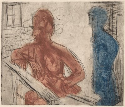 Campesino y Chica de Ernst Ludwig Kirchner